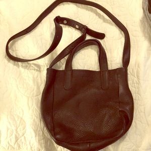 Black Baggu leather crossbody